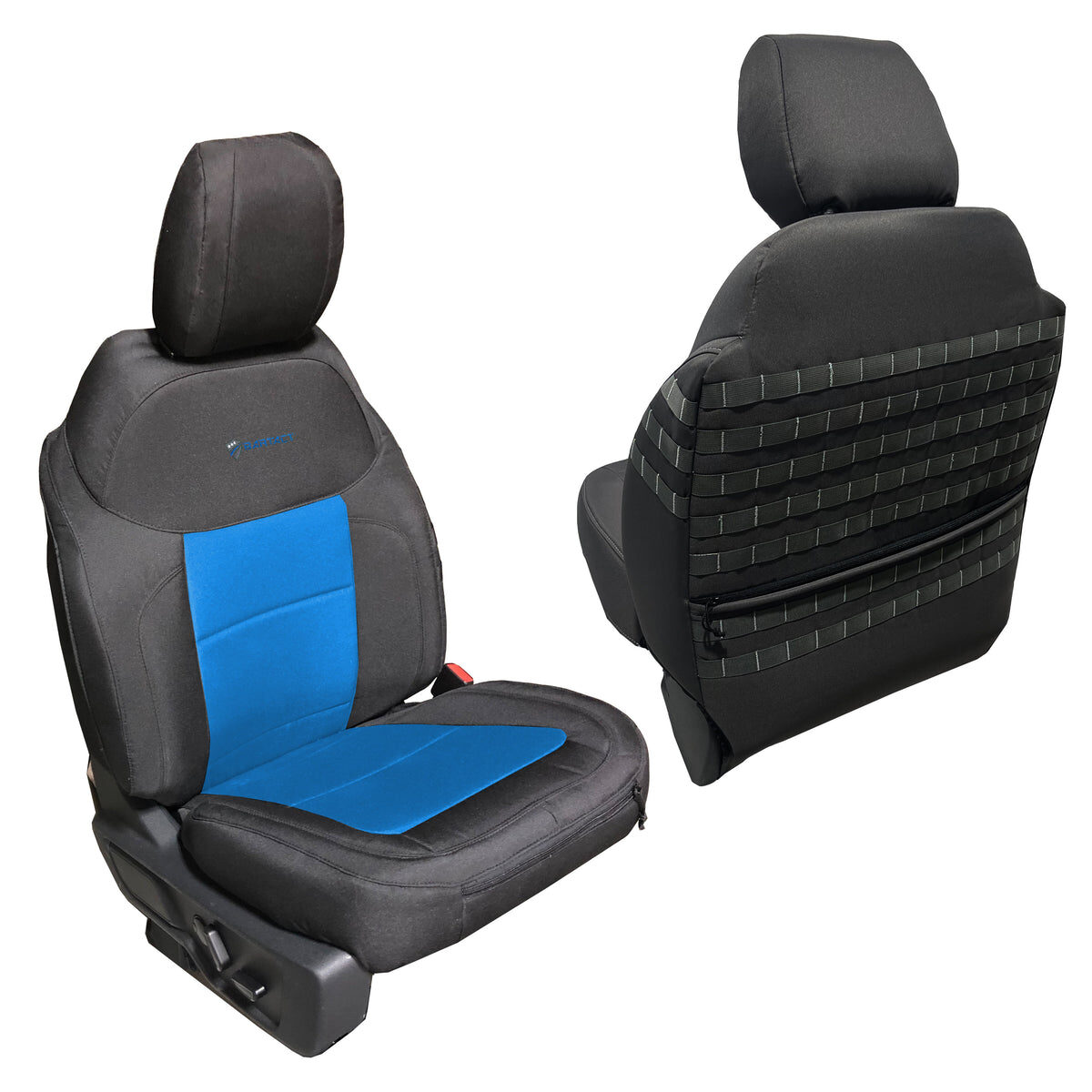 Bartact tactical seat covers for Ford Bronco — MOLLE seatback, airbag compatible, made in USA